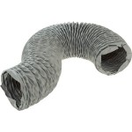 Niet-geïsoleerde PVC (grijs) flexibele slang Ø 254mm (binnenmaat) - PER METER