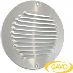 Rond schoepenrooster RVS opbouw - 150mm (1-R150I)